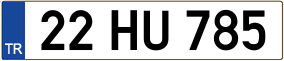 Truck License Plate